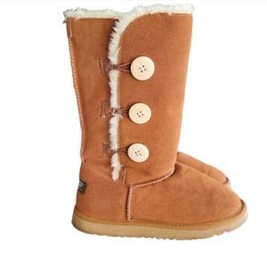 UGG Bailey Triple Button Chestnut Boots